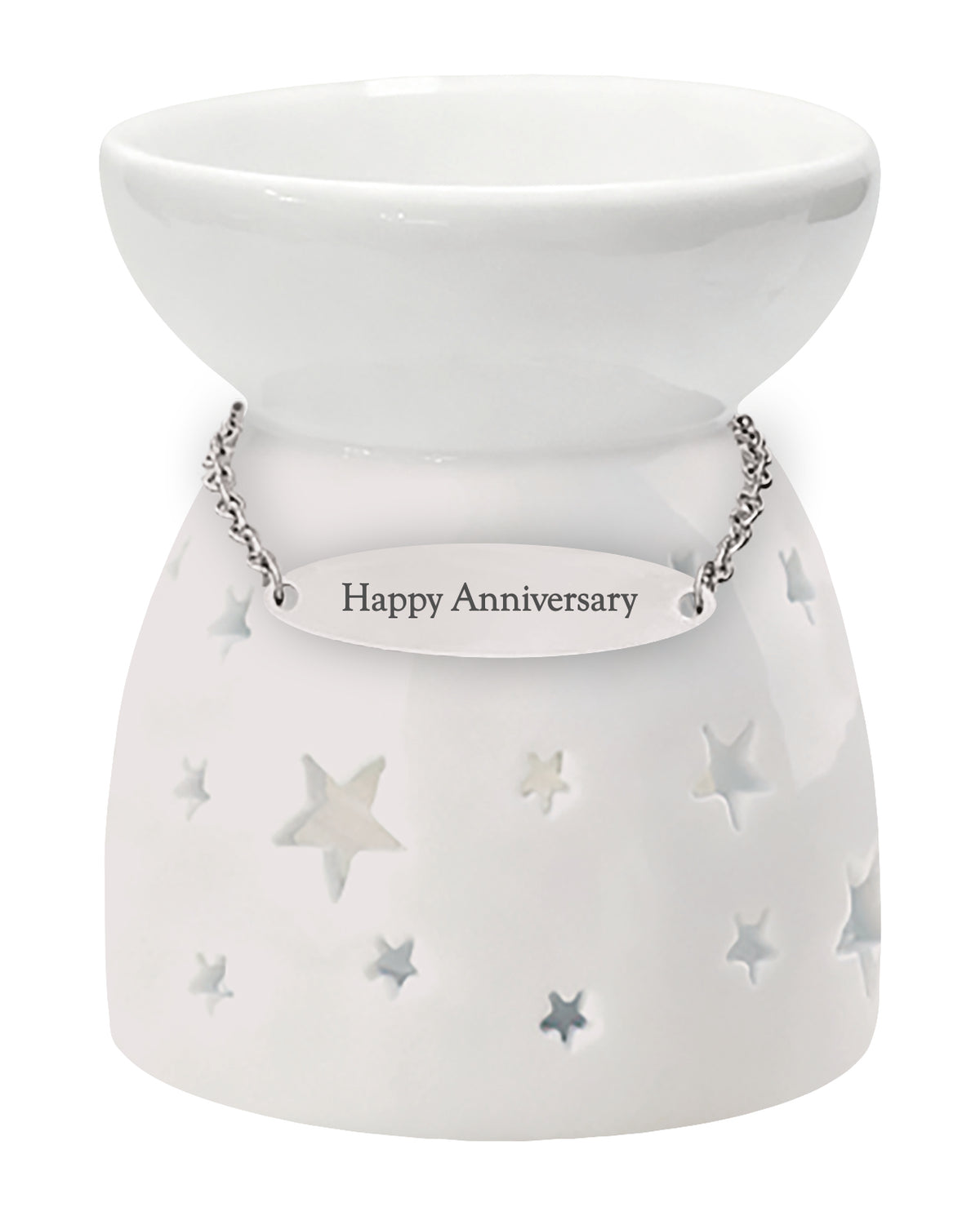 Wax Melt Burner - Happy Anniversary