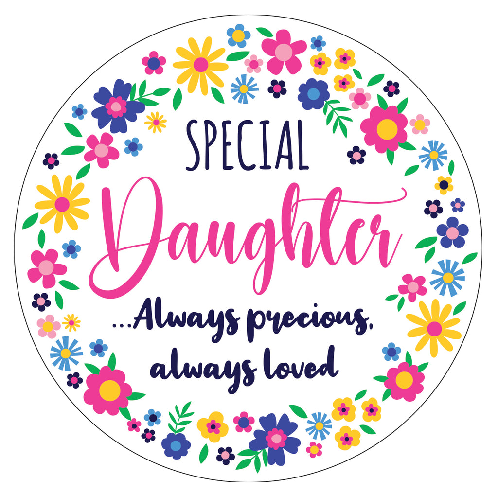 Special Daughter Ceramic Coaster - 2026 Design