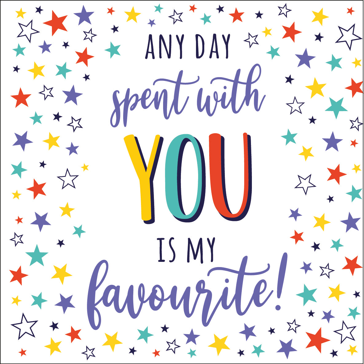 Any Day Spent With You ... Ceramic Coaster - 2026 Design