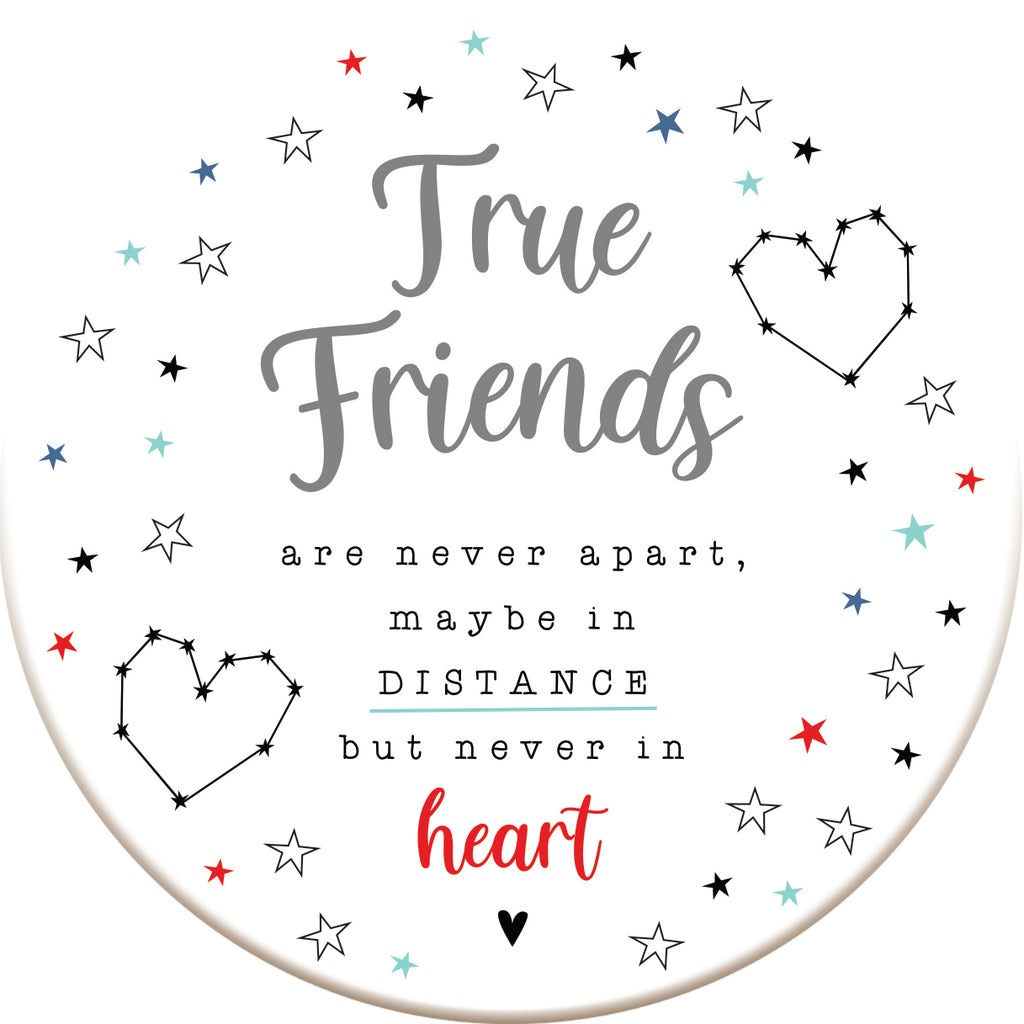 True Friends .... Ceramic Coaster