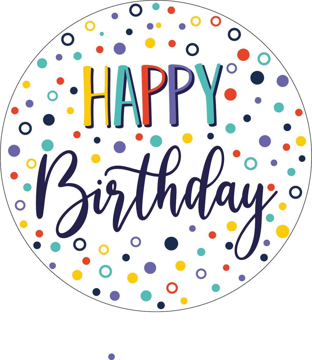 Happy Birthday Ceramic Coaster - 2026 Design