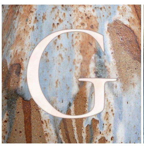 "G" - Alphabet Coaster - Slate