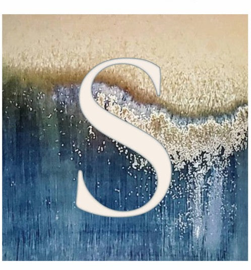 "S" - Alphabet Coaster - Slate