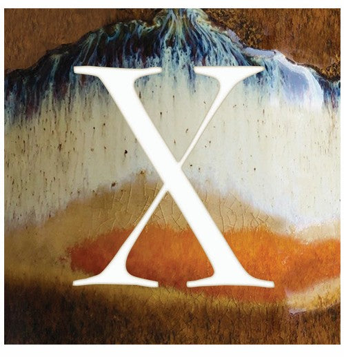 "X" - Alphabet Coaster - Slate
