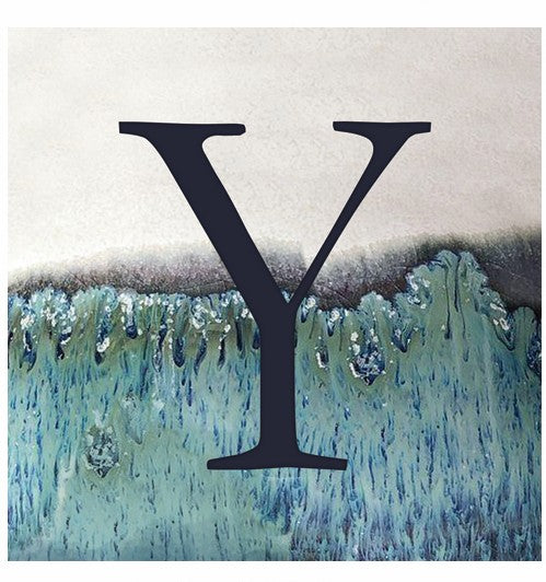 "Y" - Alphabet Coaster - Slate