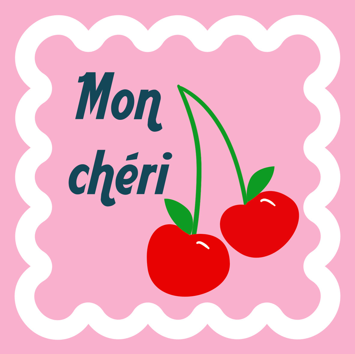 Mon Cheri Ceramic Coaster
