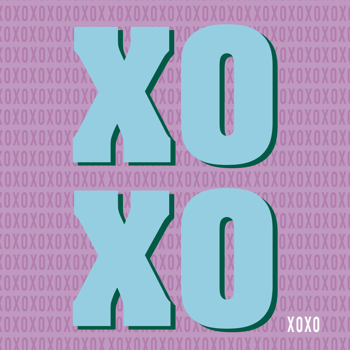 XOXO  Ceramic Coaster