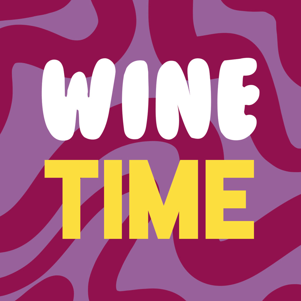 Wine Time  Ceramic Coaster