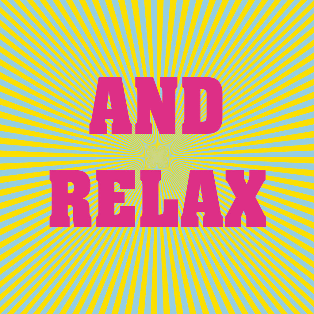 And Relax  Ceramic Coaster