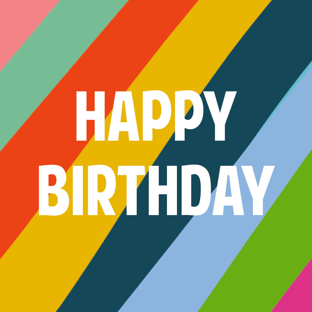 Happy Birthday  Ceramic Coaster