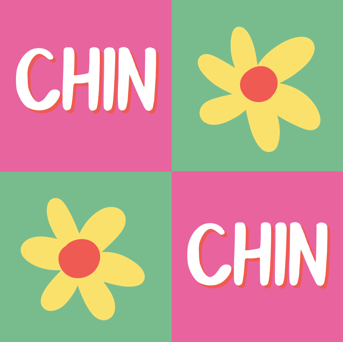 Chin Chin   Ceramic Coaster