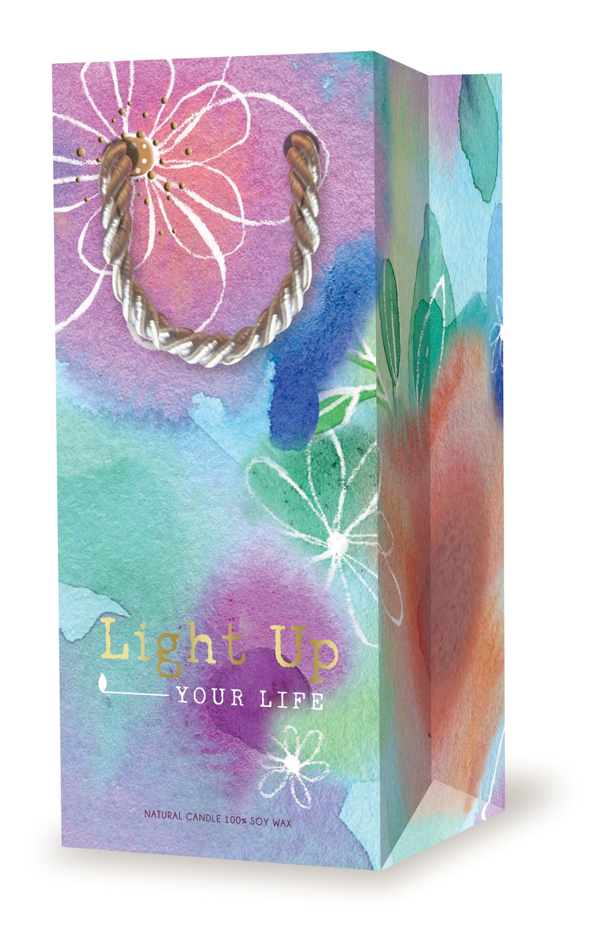 Coloured Candle Gift Bag