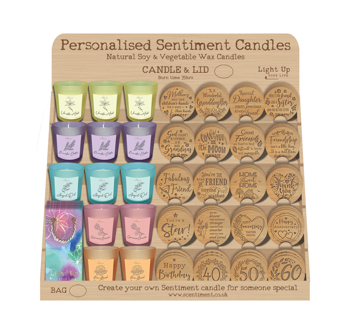 Candle Counter-Top Display Unit
