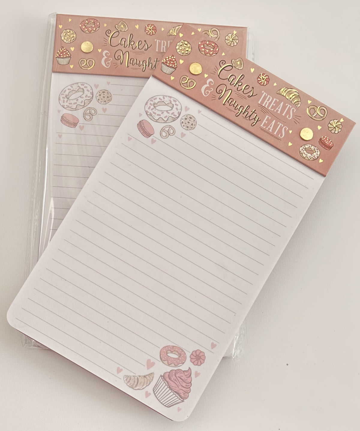 Cakes, Treats and Naughty Eats - Shopping List Pad (Large)