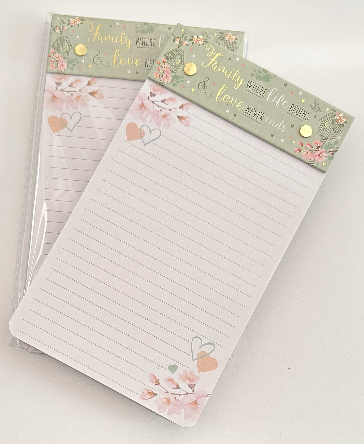 Family - Where Life Begins .... - Shopping List Pad (Large)