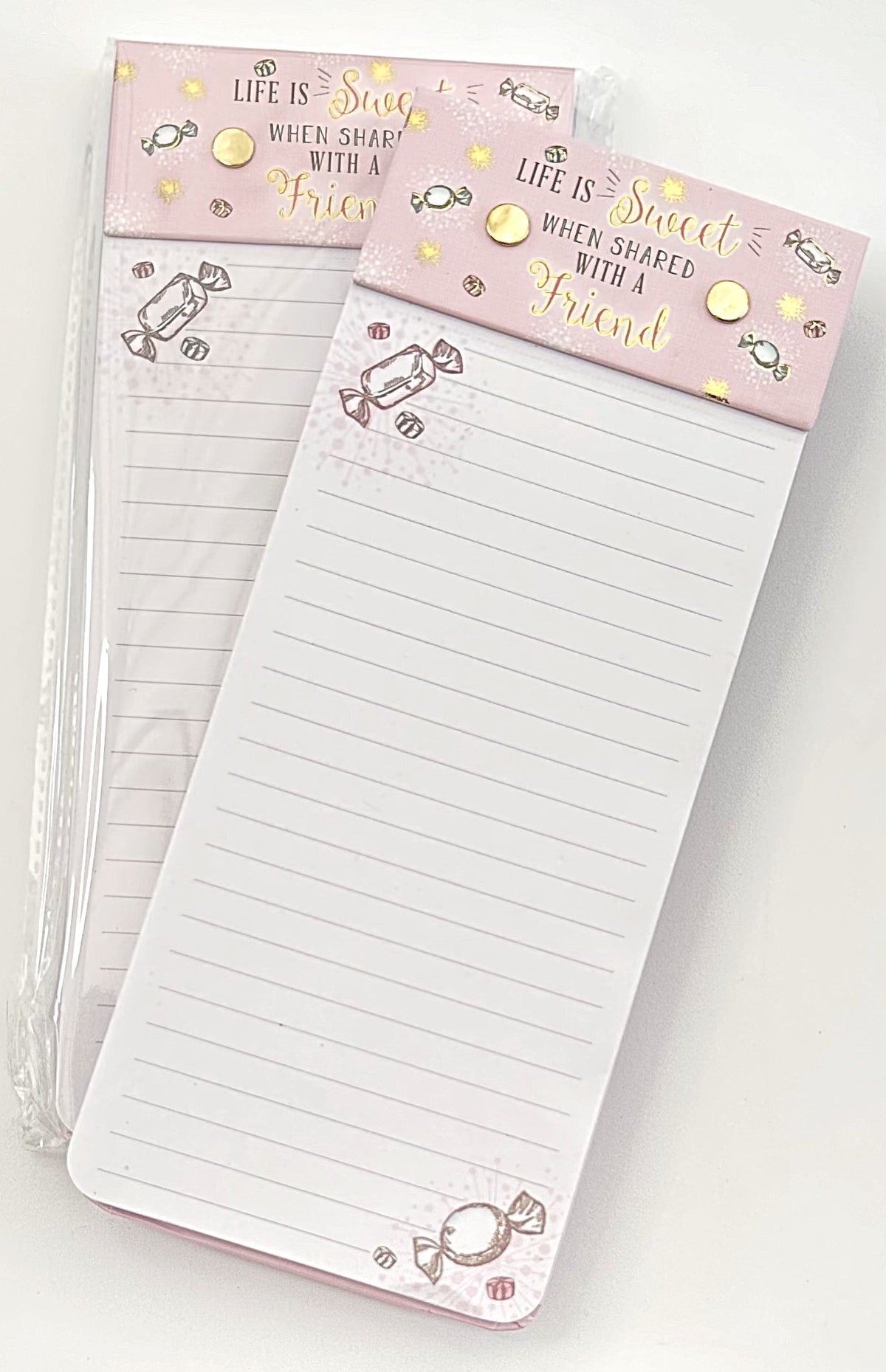 Life is Sweet when Shopping with a Friend - Shopping List Pad (Slimline)