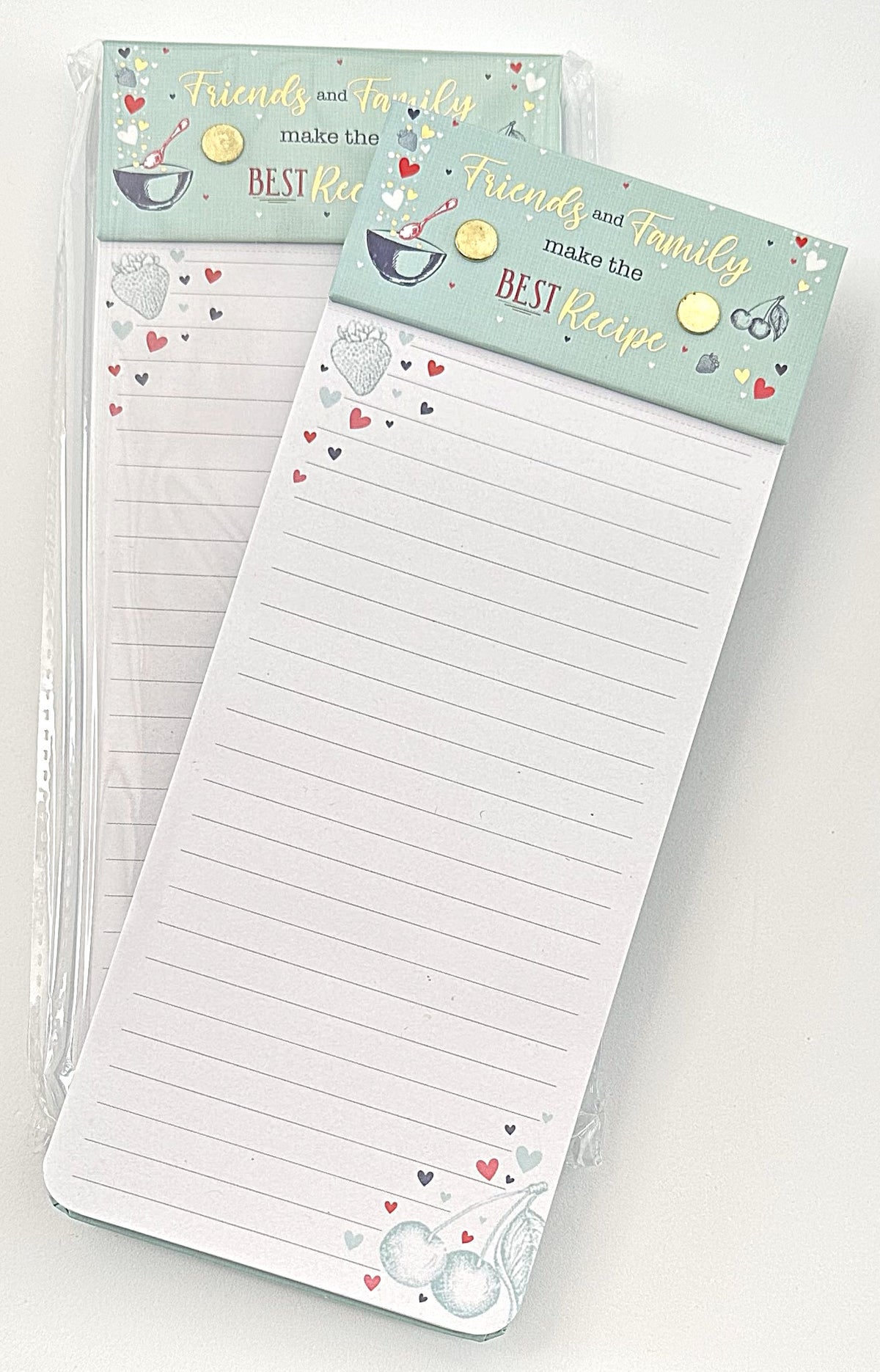 Friends and Family Make the Best Recipe - Shopping List Pad (Slimline)