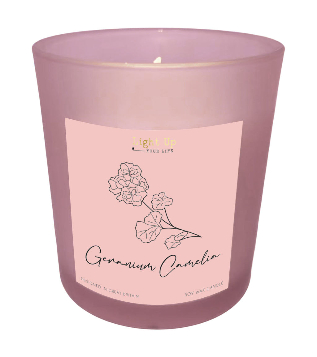 Candle - Geranium Camelia