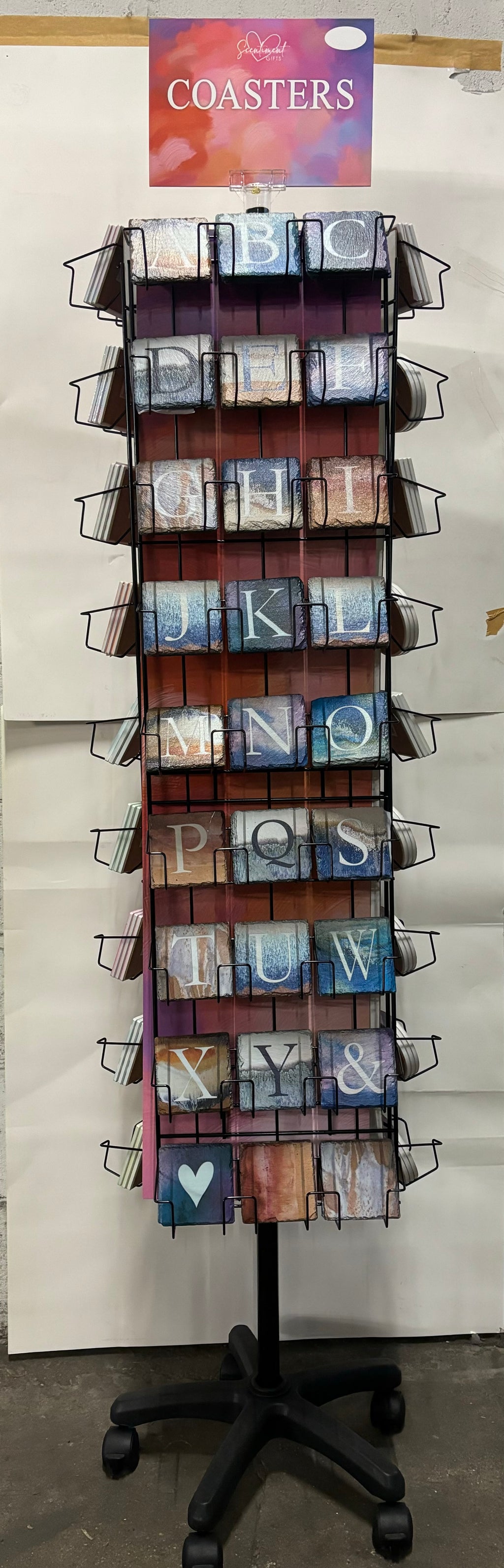 Coaster Display Unit - full height
