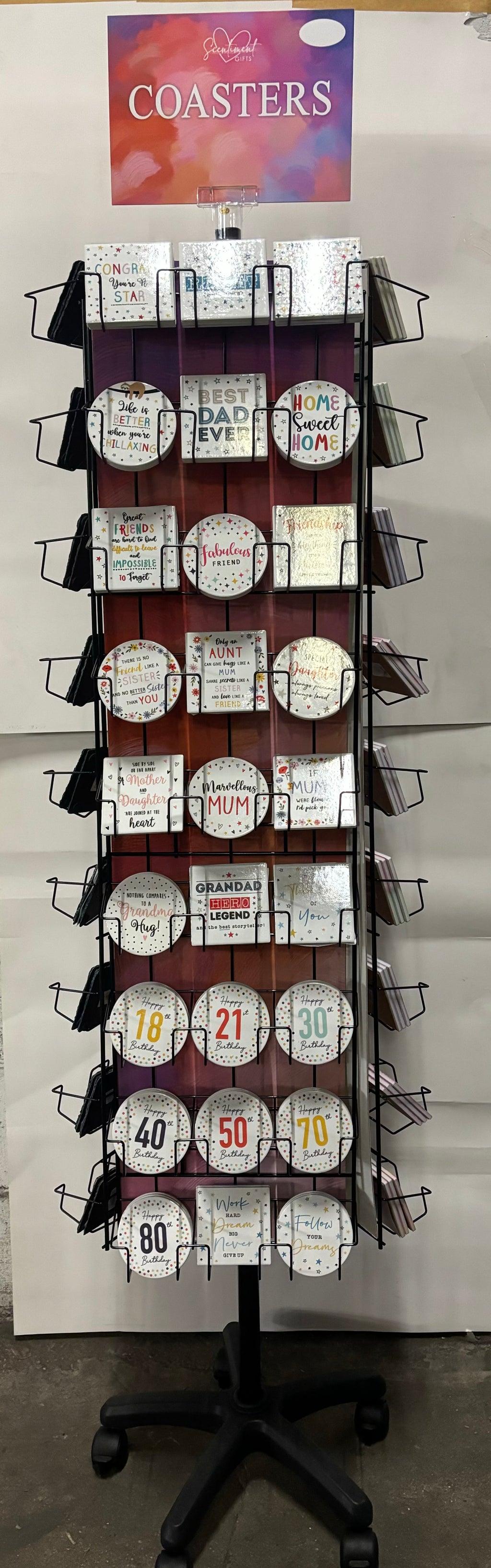 Coaster Display Unit - full height
